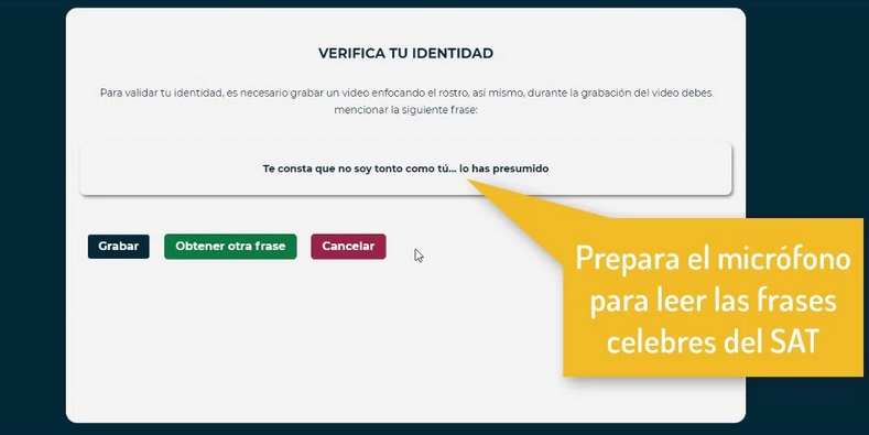 frase aplicacion sat id