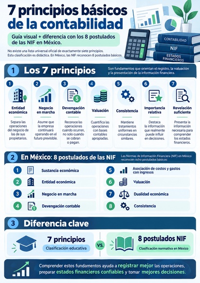 7 principios basicos de la contabilidad
